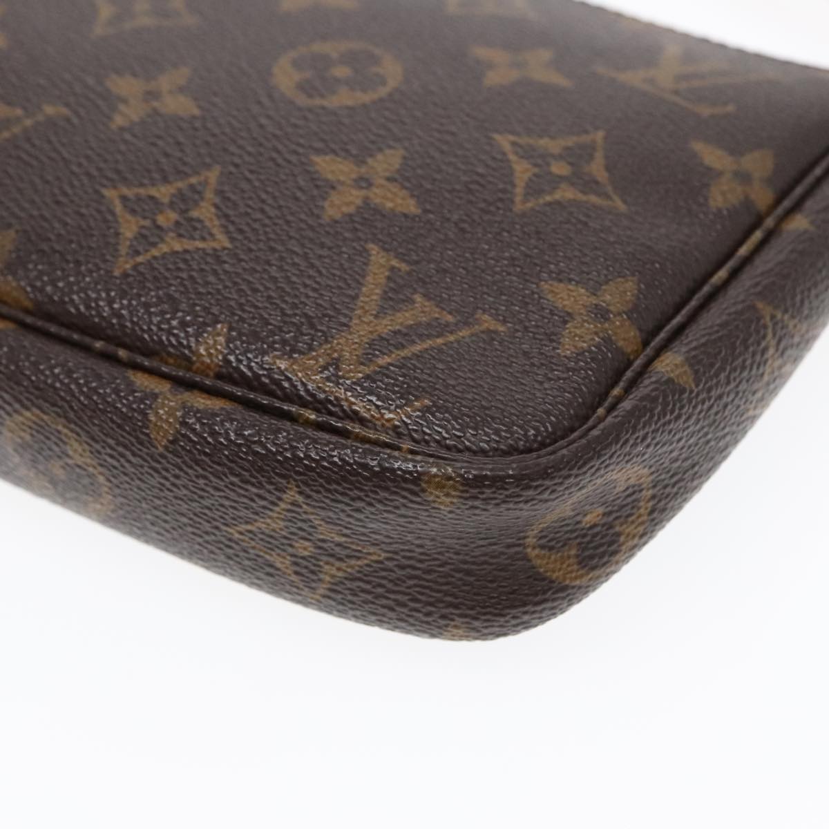 LOUIS VUITTON Monogram Pochette Accessoires Pouch M51980 LV Auth 91157