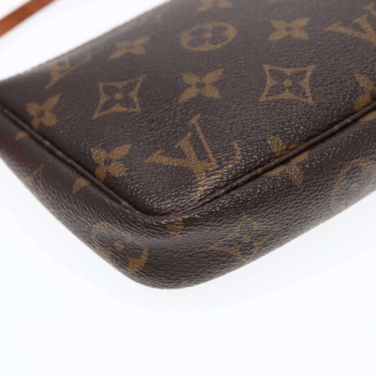 LOUIS VUITTON Monogram Pochette Accessoires Pouch M51980 LV Auth 91157