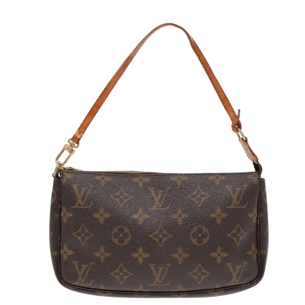 LOUIS VUITTON Monogram Pochette Accessoires Pouch M51980 LV Auth 91157