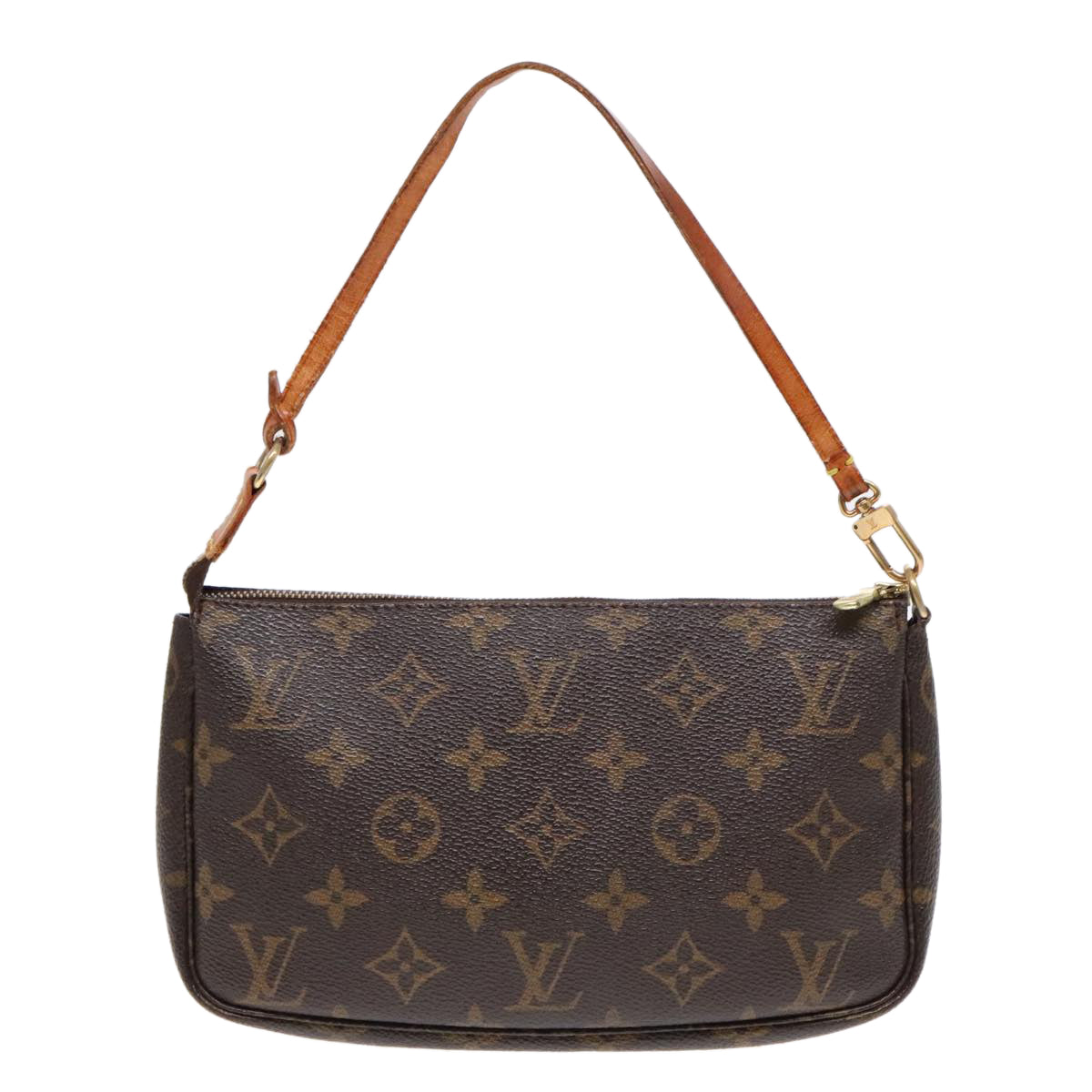 LOUIS VUITTON Monogram Pochette Accessoires Pouch M51980 LV Auth 91157