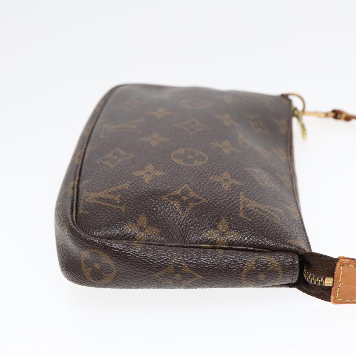 LOUIS VUITTON Monogram Pochette Accessoires Pouch M51980 LV Auth 91157