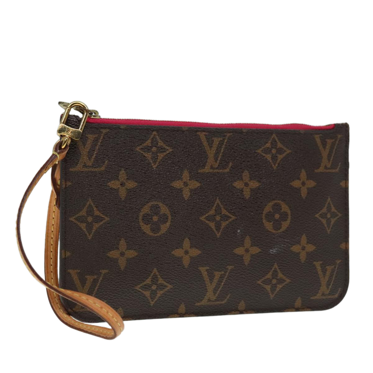 LOUIS VUITTON Monogram Neverfull PM Pouch LV Auth 91160