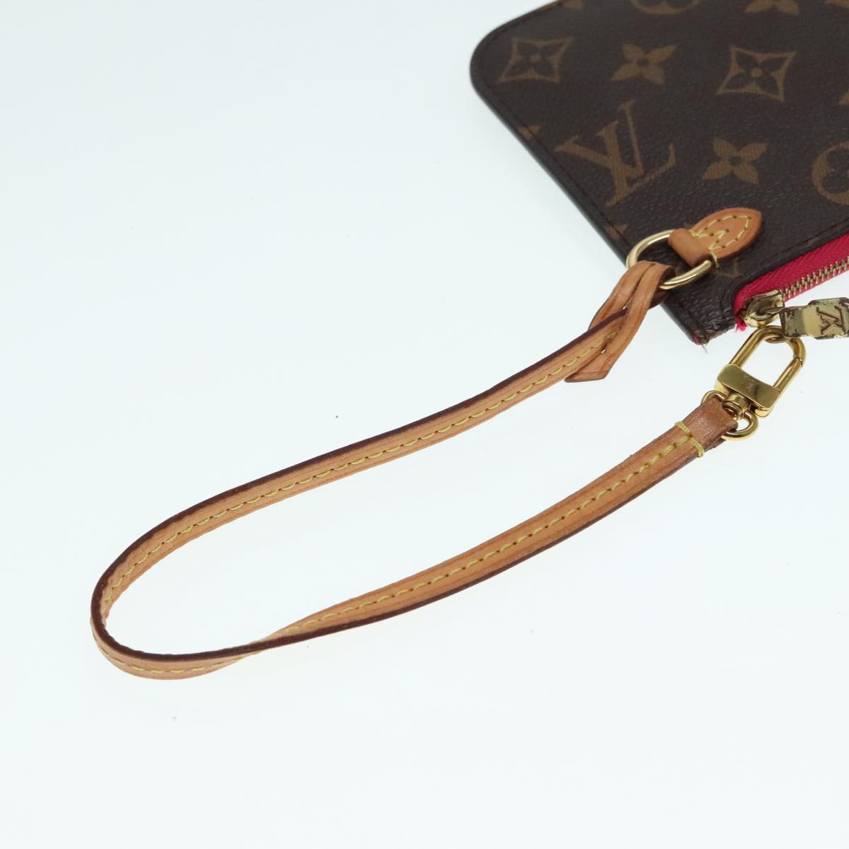 LOUIS VUITTON Monogram Neverfull PM Pouch LV Auth 91160