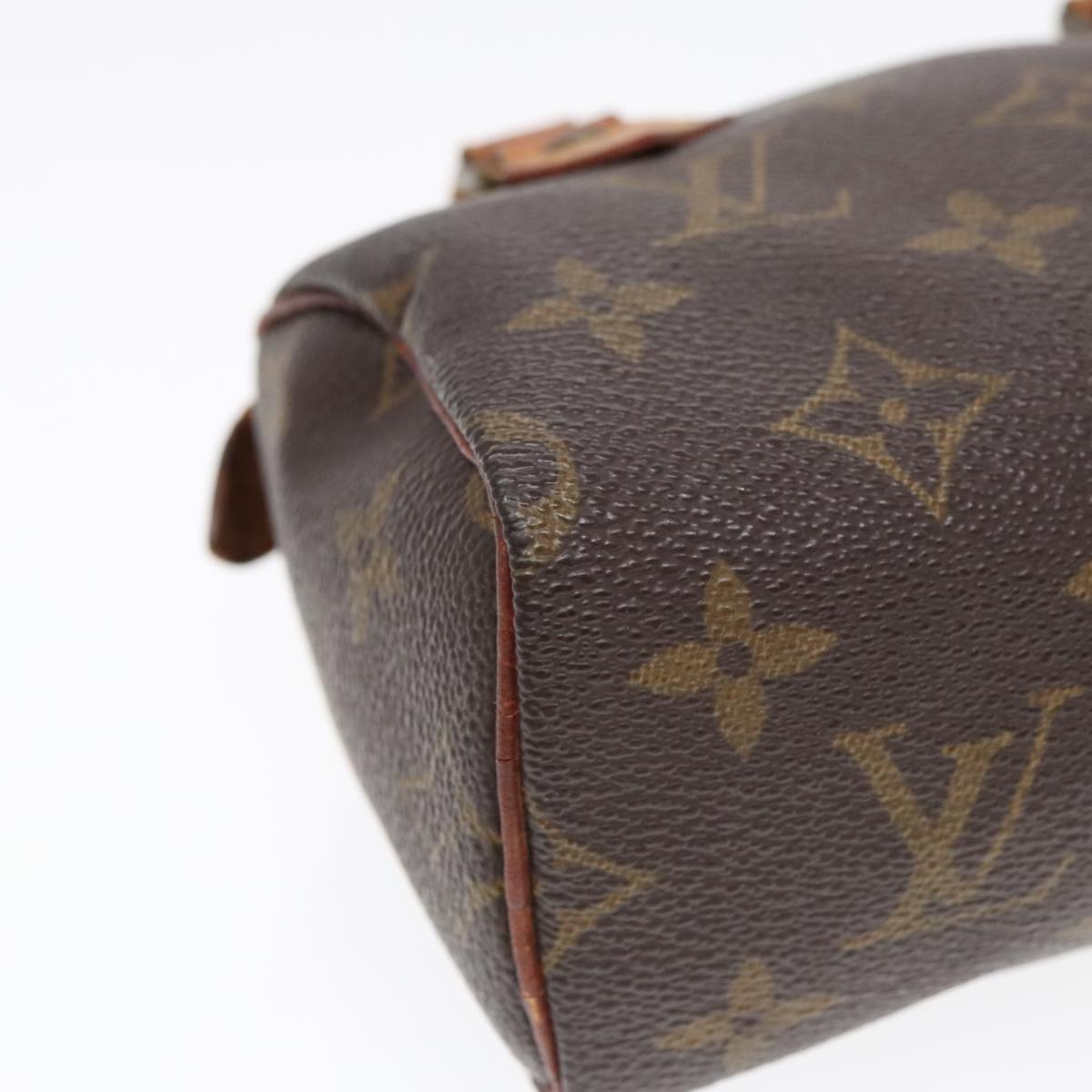 LOUIS VUITTON Monogram Mini Speedy Hand Bag M41534 LV Auth 91161