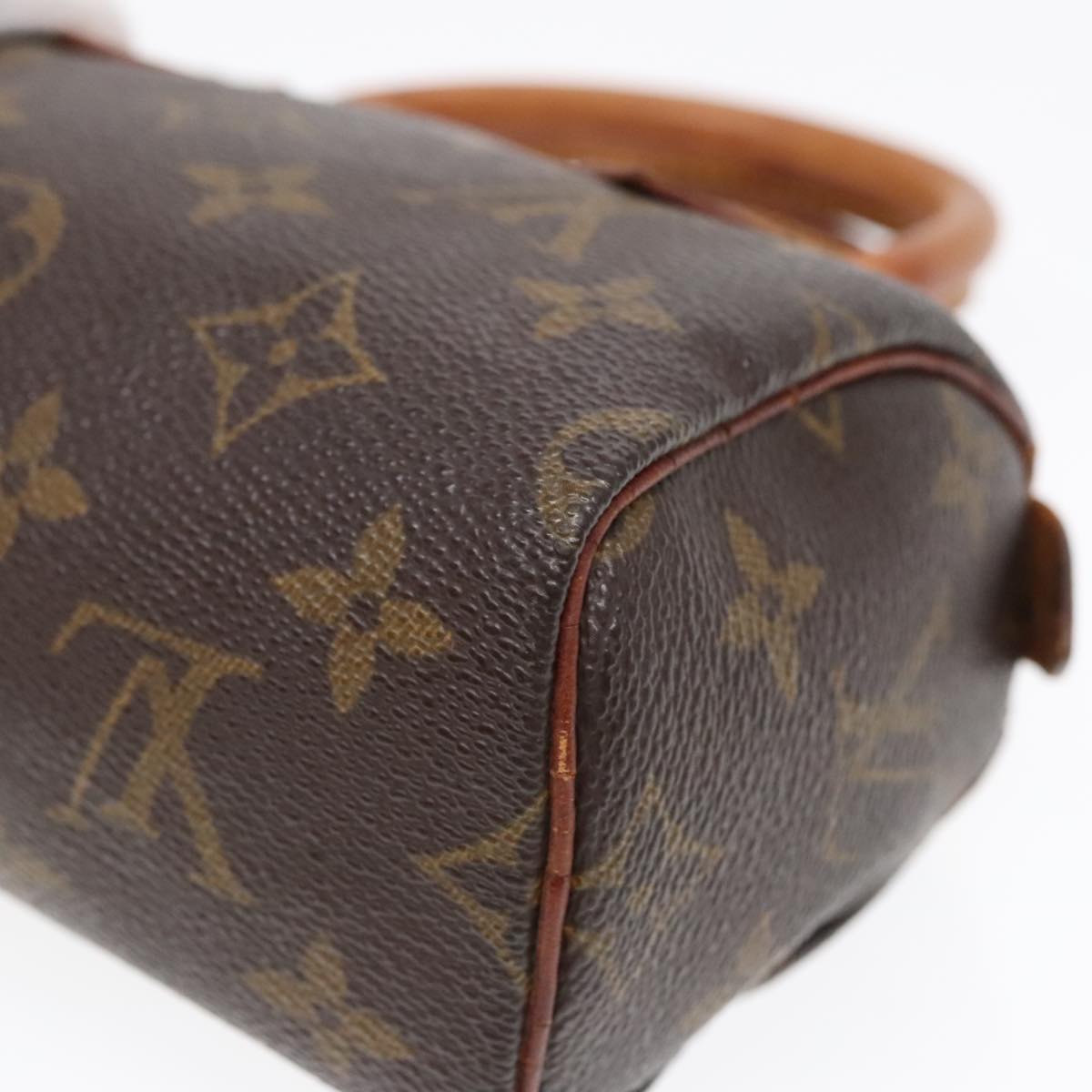 LOUIS VUITTON Monogram Mini Speedy Hand Bag M41534 LV Auth 91161