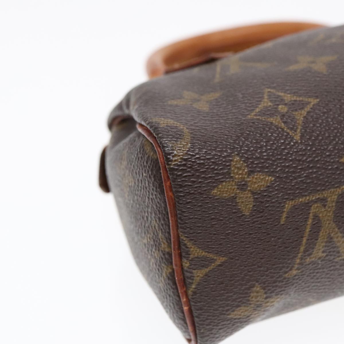 LOUIS VUITTON Monogram Mini Speedy Hand Bag M41534 LV Auth 91161