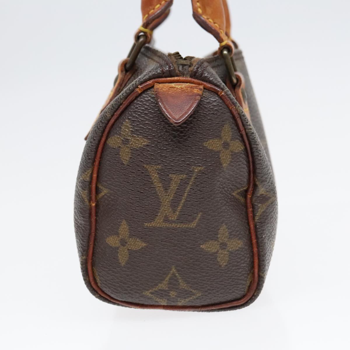 LOUIS VUITTON Monogram Mini Speedy Hand Bag M41534 LV Auth 91161