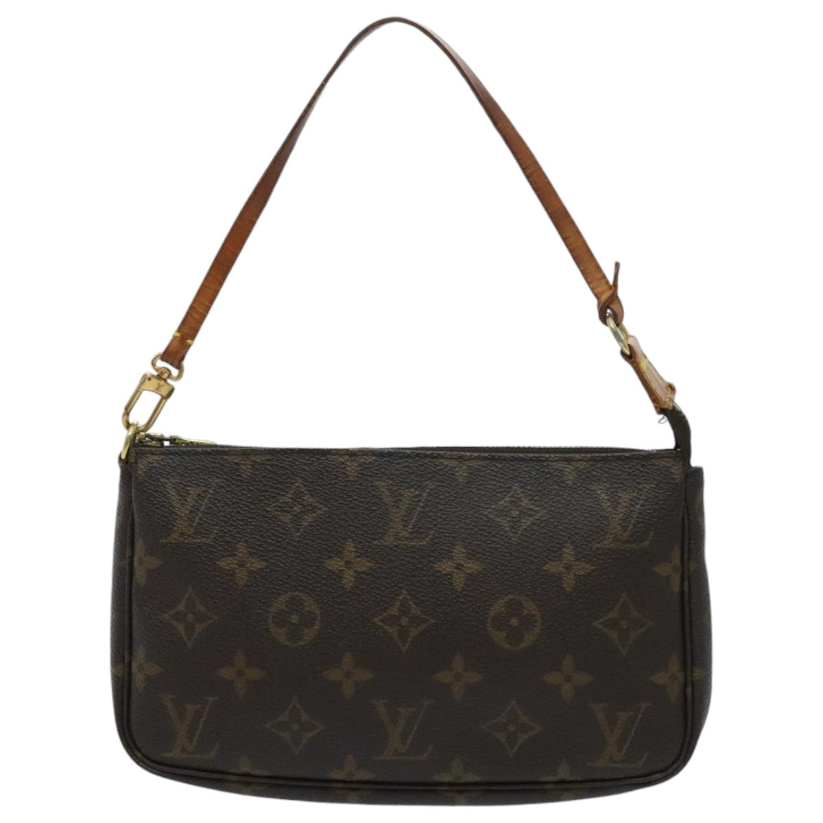 LOUIS VUITTON Monogram Pochette Accessoires Pouch M51980 LV Auth 91163