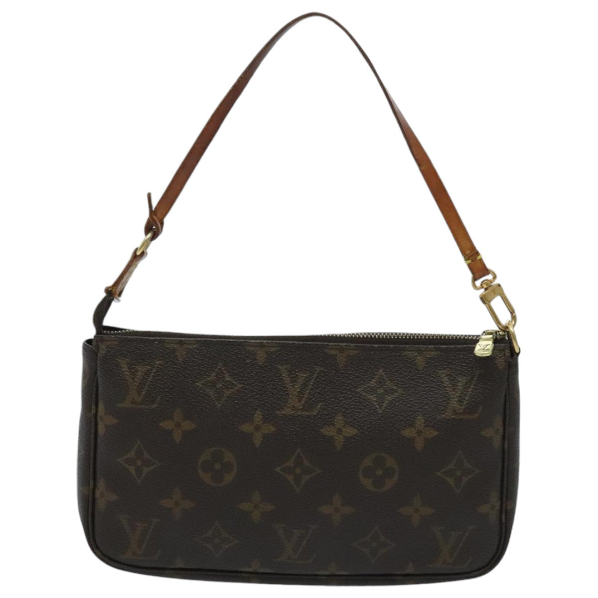 LOUIS VUITTON Monogram Pochette Accessoires Pouch M51980 LV Auth 91163