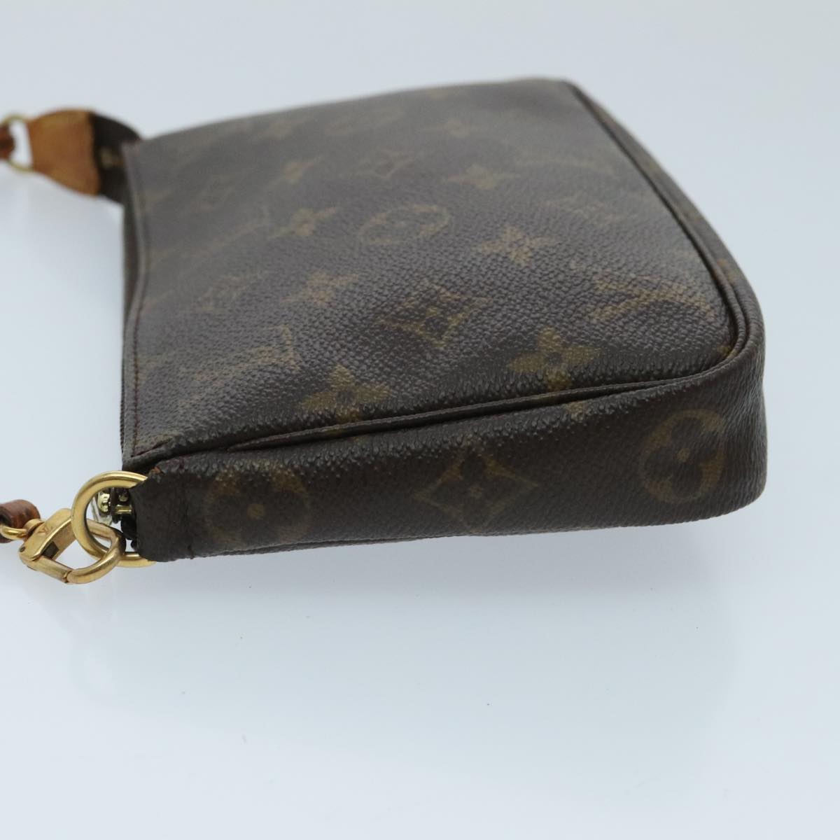 LOUIS VUITTON Monogram Pochette Accessoires Pouch M51980 LV Auth 91163