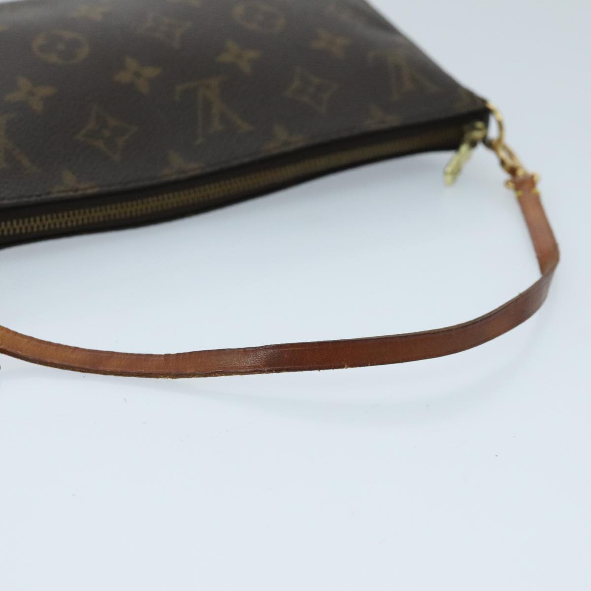 LOUIS VUITTON Monogram Pochette Accessoires Pouch M51980 LV Auth 91163