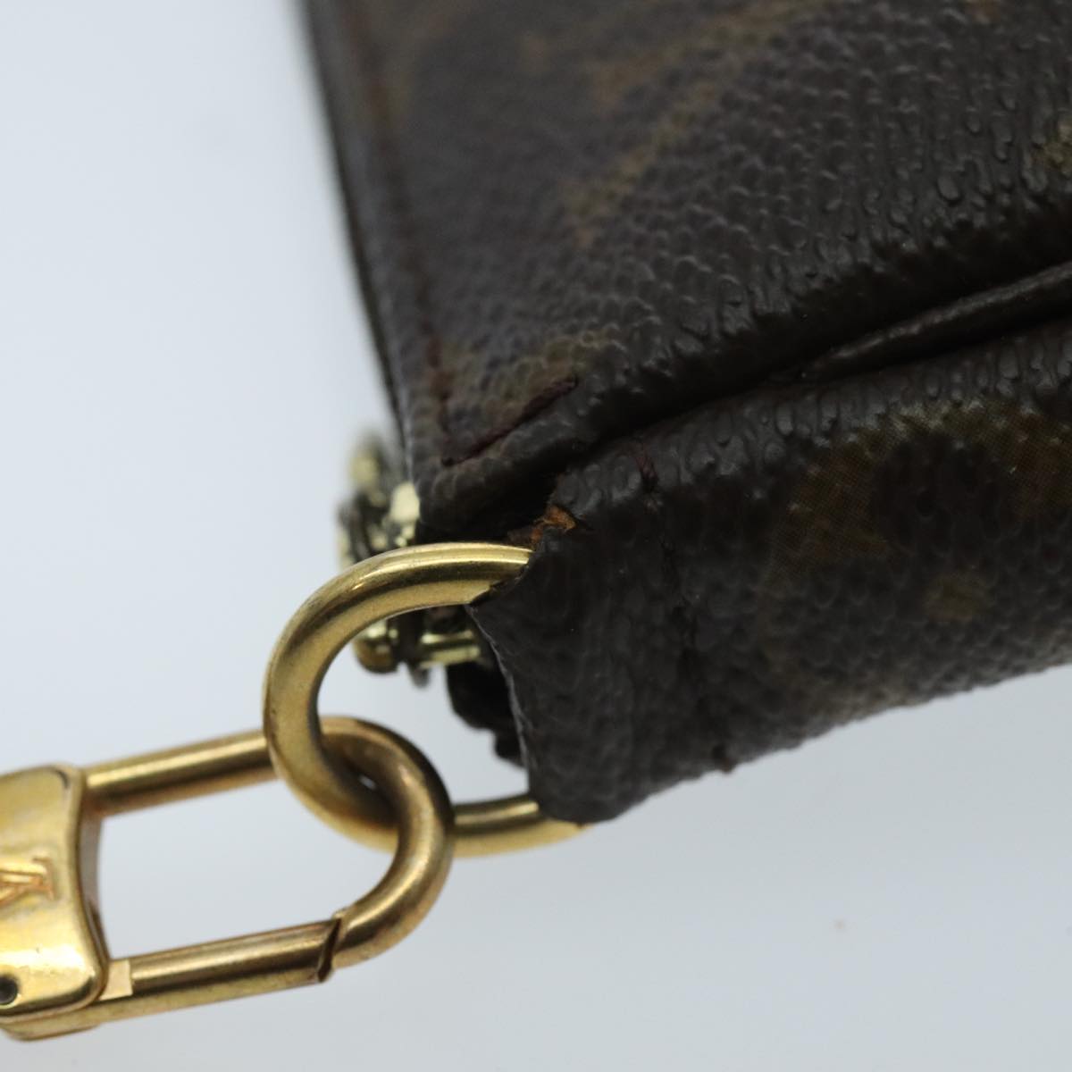 LOUIS VUITTON Monogram Pochette Accessoires Pouch M51980 LV Auth 91163