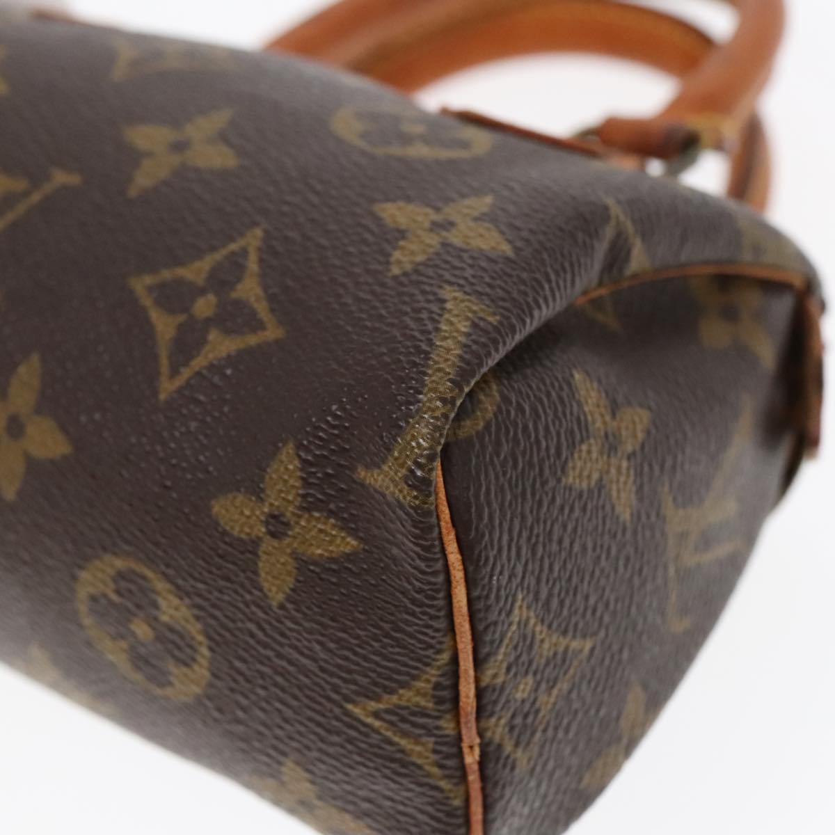 LOUIS VUITTON Monogram Mini Speedy Hand Bag M41534 LV Auth 91165