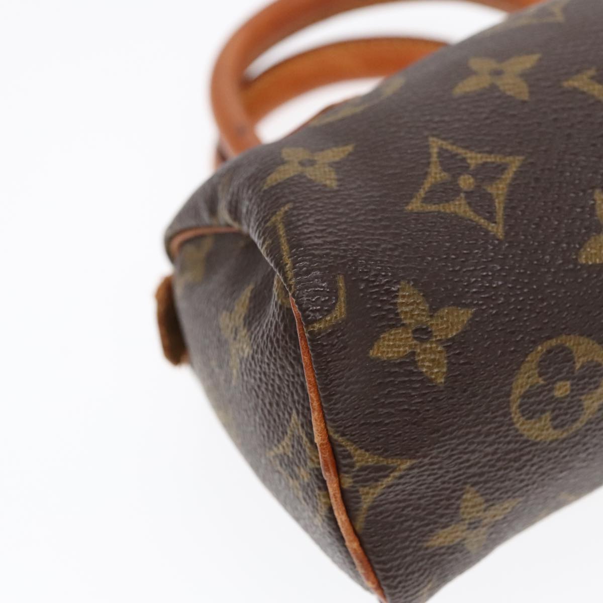 LOUIS VUITTON Monogram Mini Speedy Hand Bag M41534 LV Auth 91165