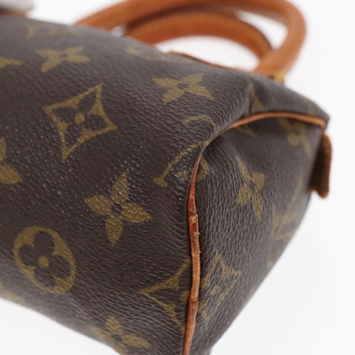 LOUIS VUITTON Monogram Mini Speedy Hand Bag M41534 LV Auth 91165