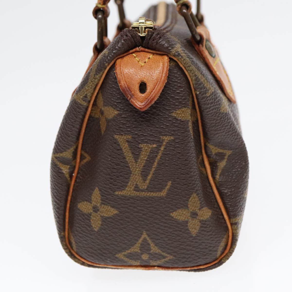 LOUIS VUITTON Monogram Mini Speedy Hand Bag M41534 LV Auth 91165