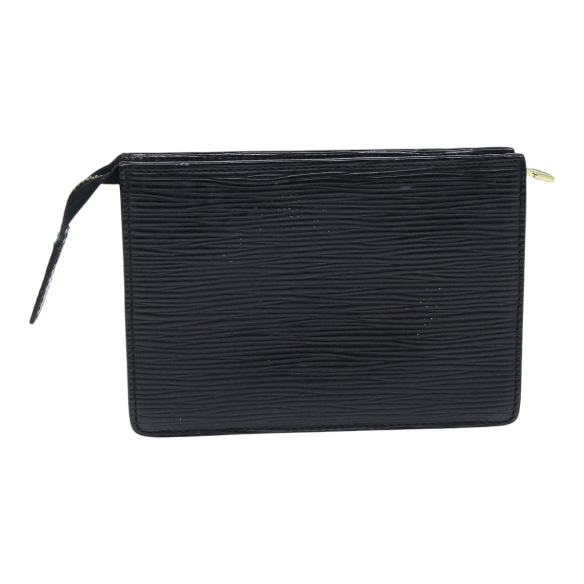 LOUIS VUITTON Epi Trousse Poche Toilette 15 Pouch Black LV Auth 91169