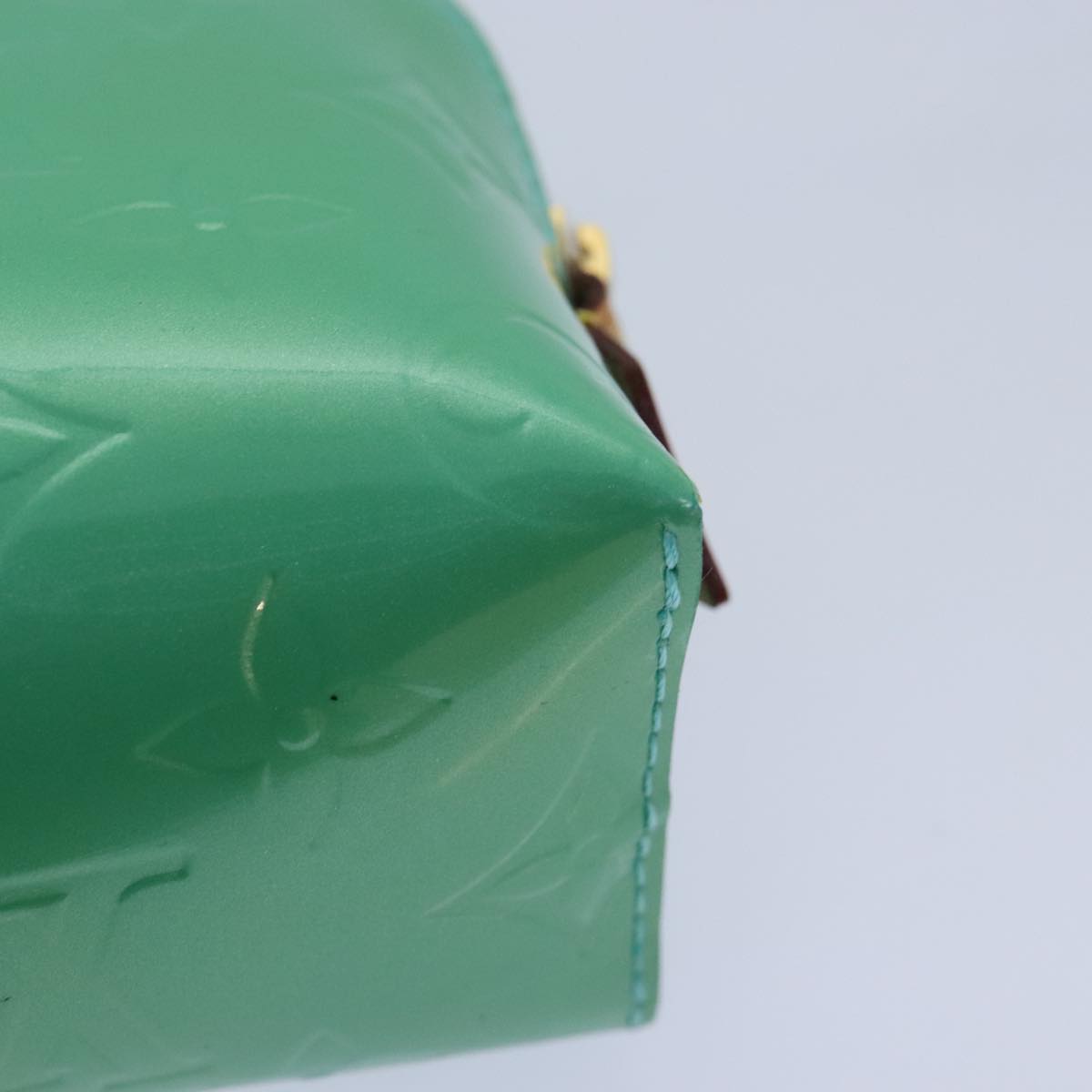 LOUIS VUITTON Monogram Vernis Pochette CosmeticPouch Tyu Luco Words Auth 91172AV