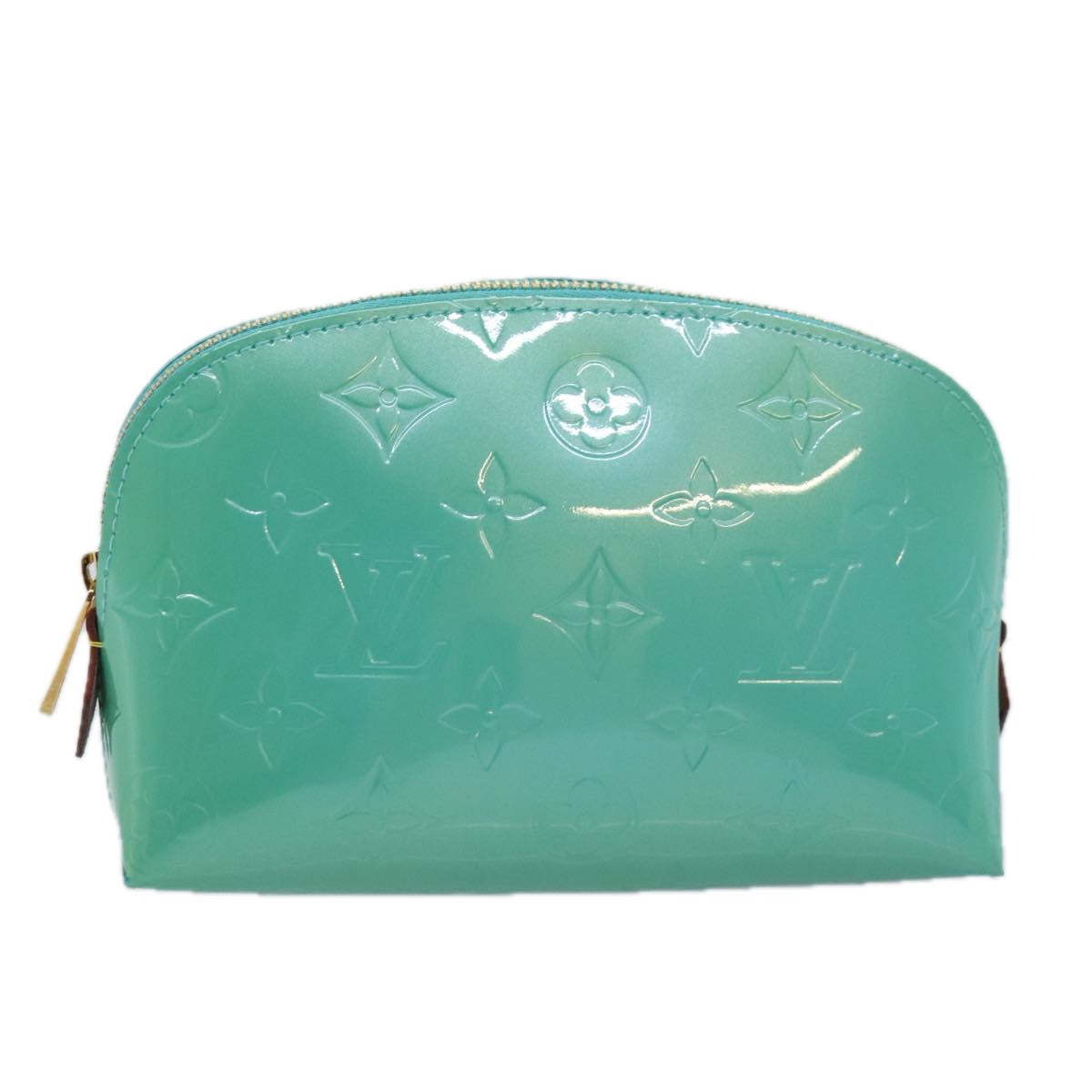 LOUIS VUITTON Monogram Vernis Pochette CosmeticPouch Tyu Luco Words Auth 91172V