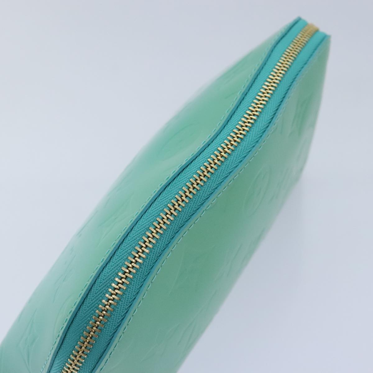 LOUIS VUITTON Monogram Vernis Pochette CosmeticPouch Tyu Luco Words Auth 91172AV