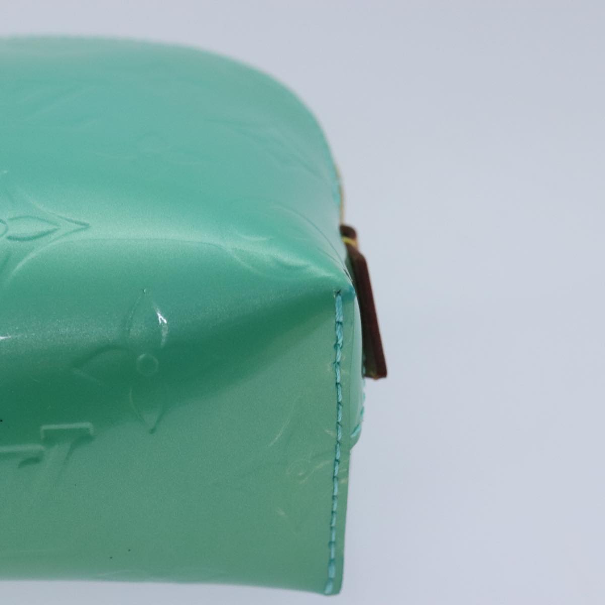 LOUIS VUITTON Monogram Vernis Pochette CosmeticPouch Tyu Luco Words Auth 91172AV