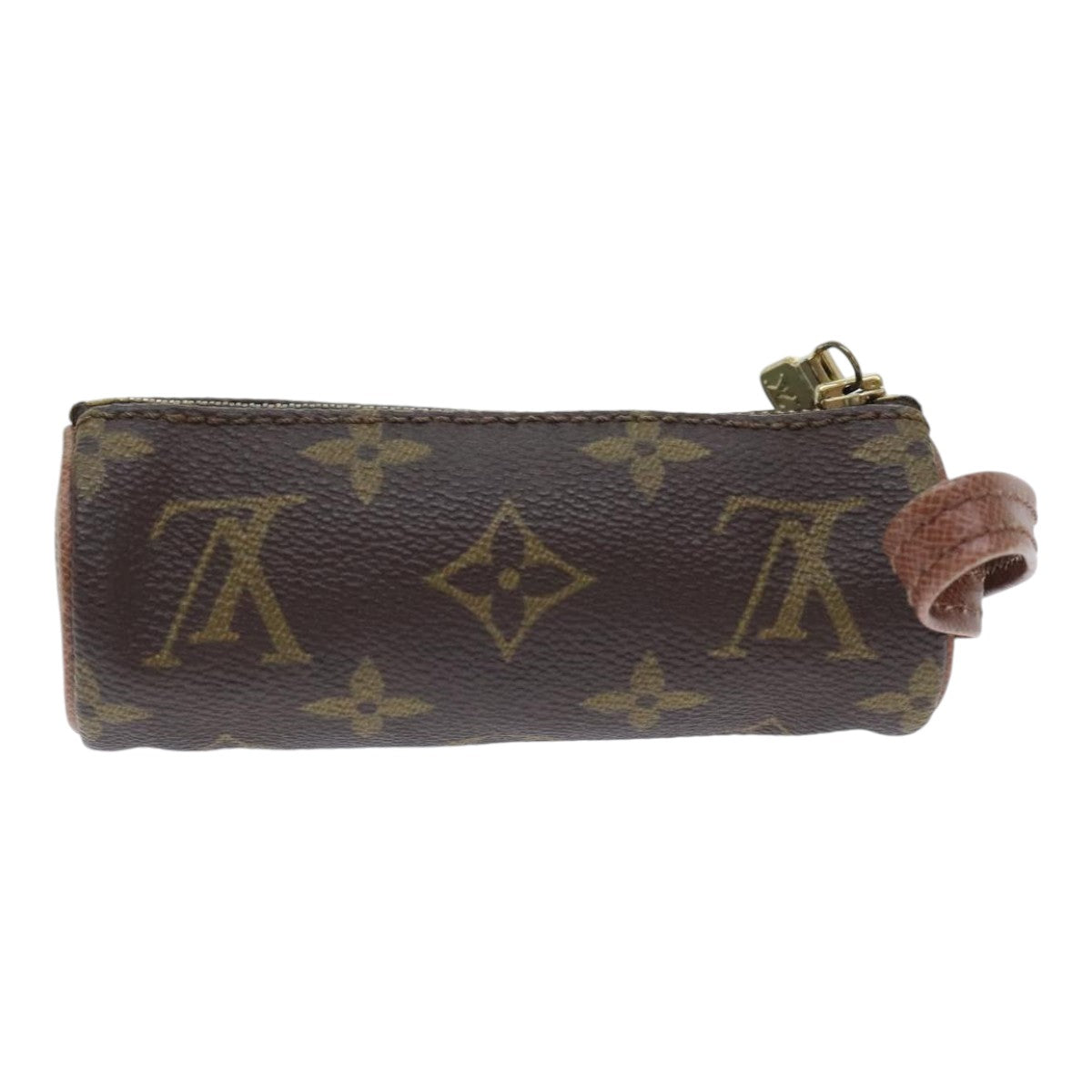 LOUIS VUITTON Monogram Etui 3 Ball de Golf Pouch M58249 LV Auth 91177