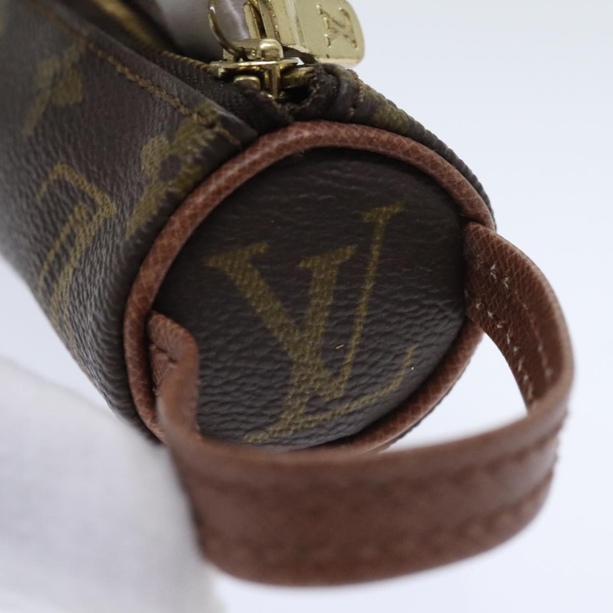 LOUIS VUITTON Monogram Etui 3 Ball de Golf Pouch M58249 LV Auth 91177