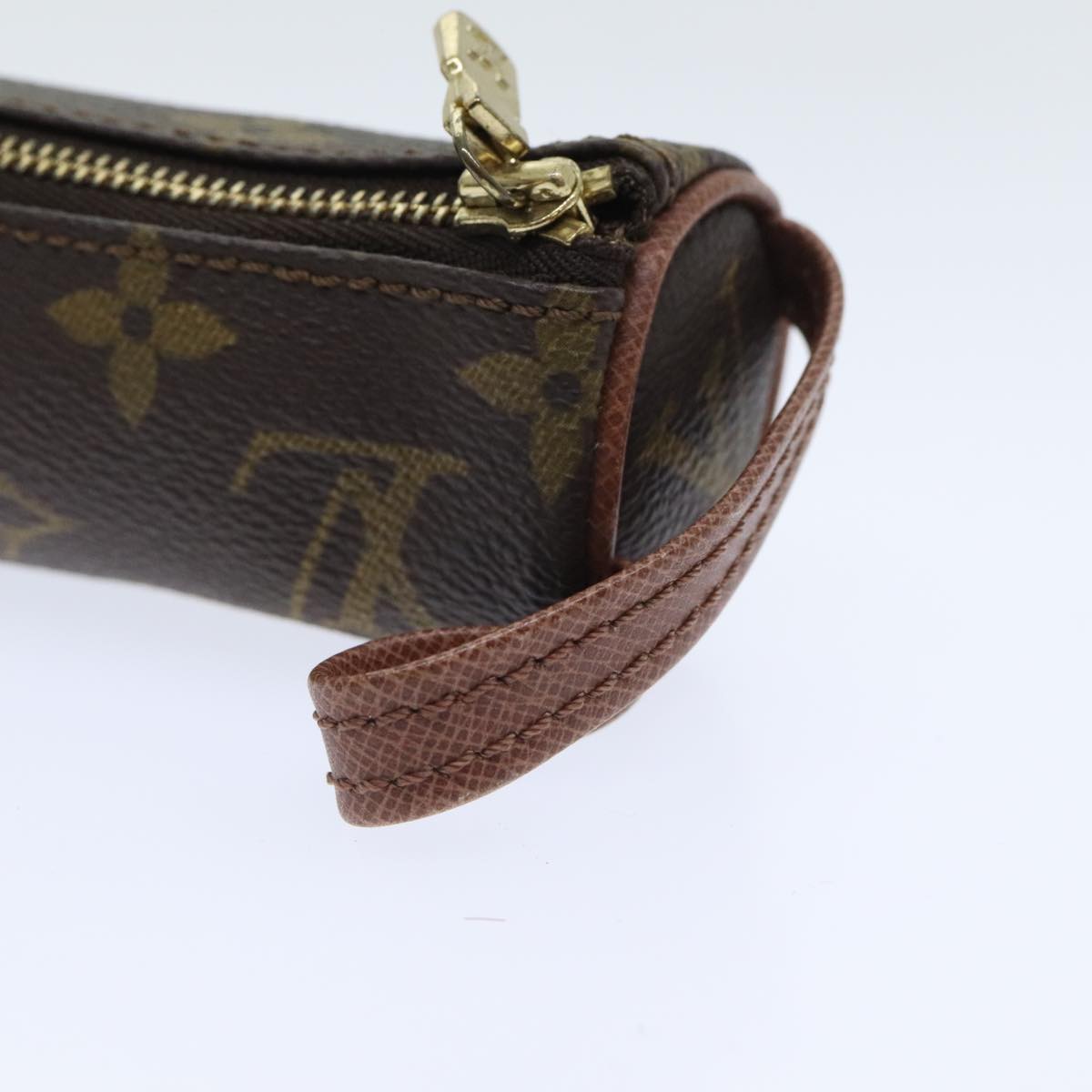 LOUIS VUITTON Monogram Etui 3 Ball de Golf Pouch M58249 LV Auth 91177