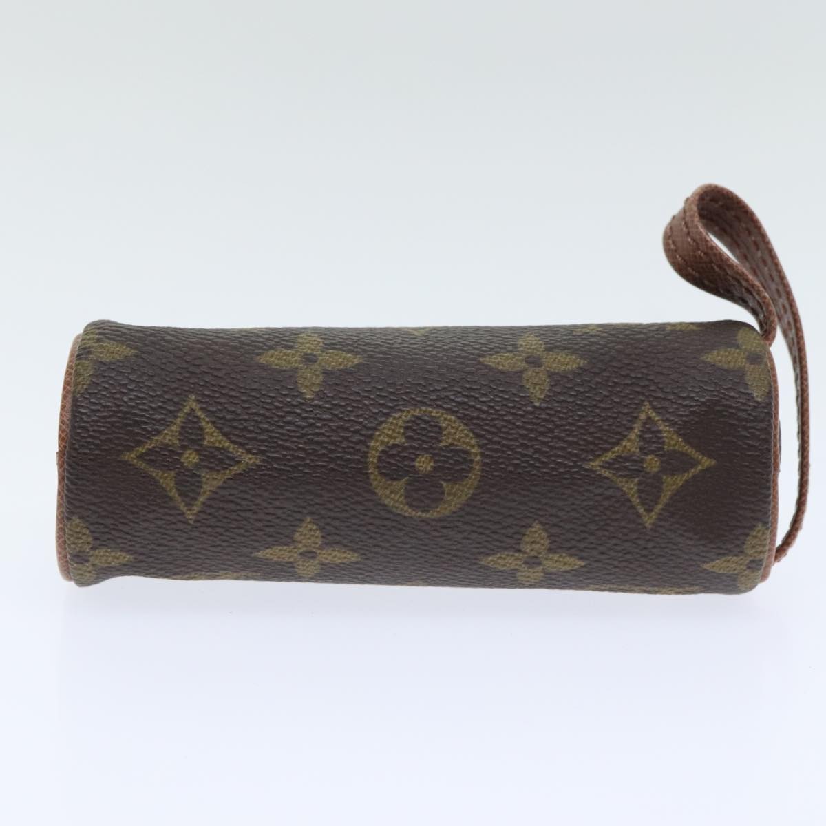 LOUIS VUITTON Monogram Etui 3 Ball de Golf Pouch M58249 LV Auth 91177