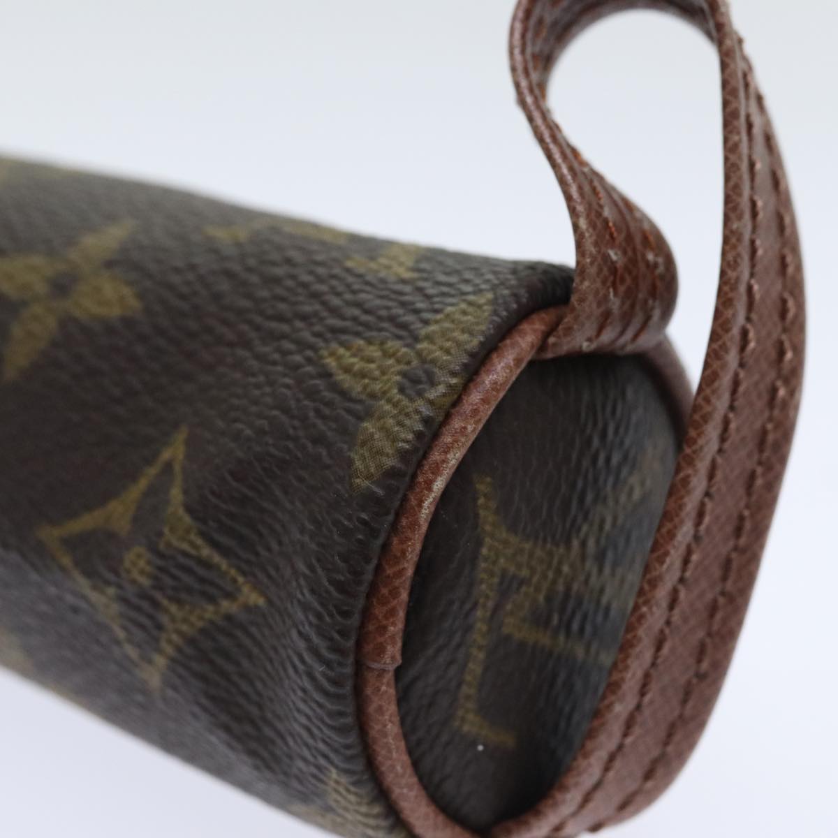 LOUIS VUITTON Monogram Etui 3 Ball de Golf Pouch M58249 LV Auth 91177