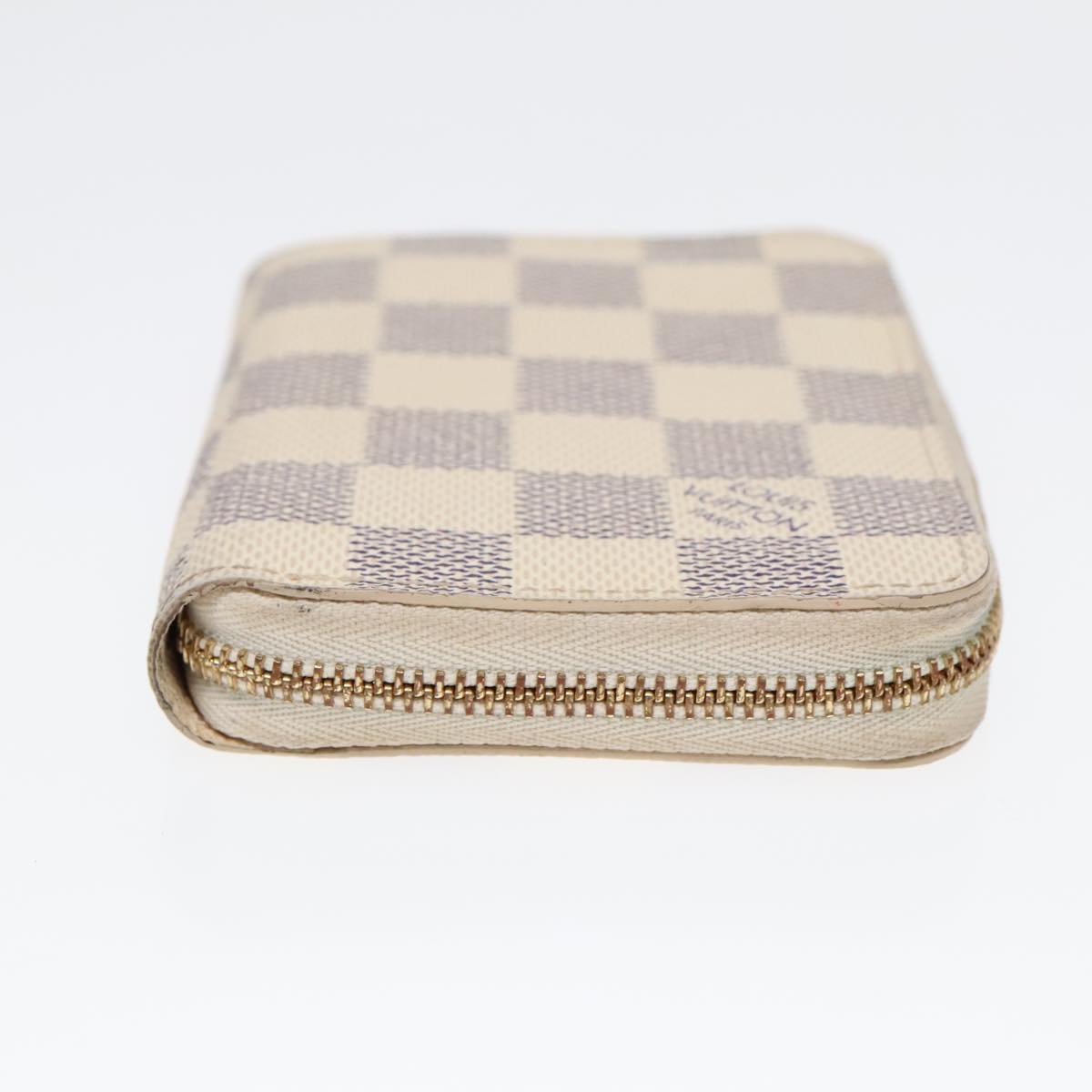 LOUIS VUITTON Damier Azur Zippy Coin Purse N60138 LV Auth 91185