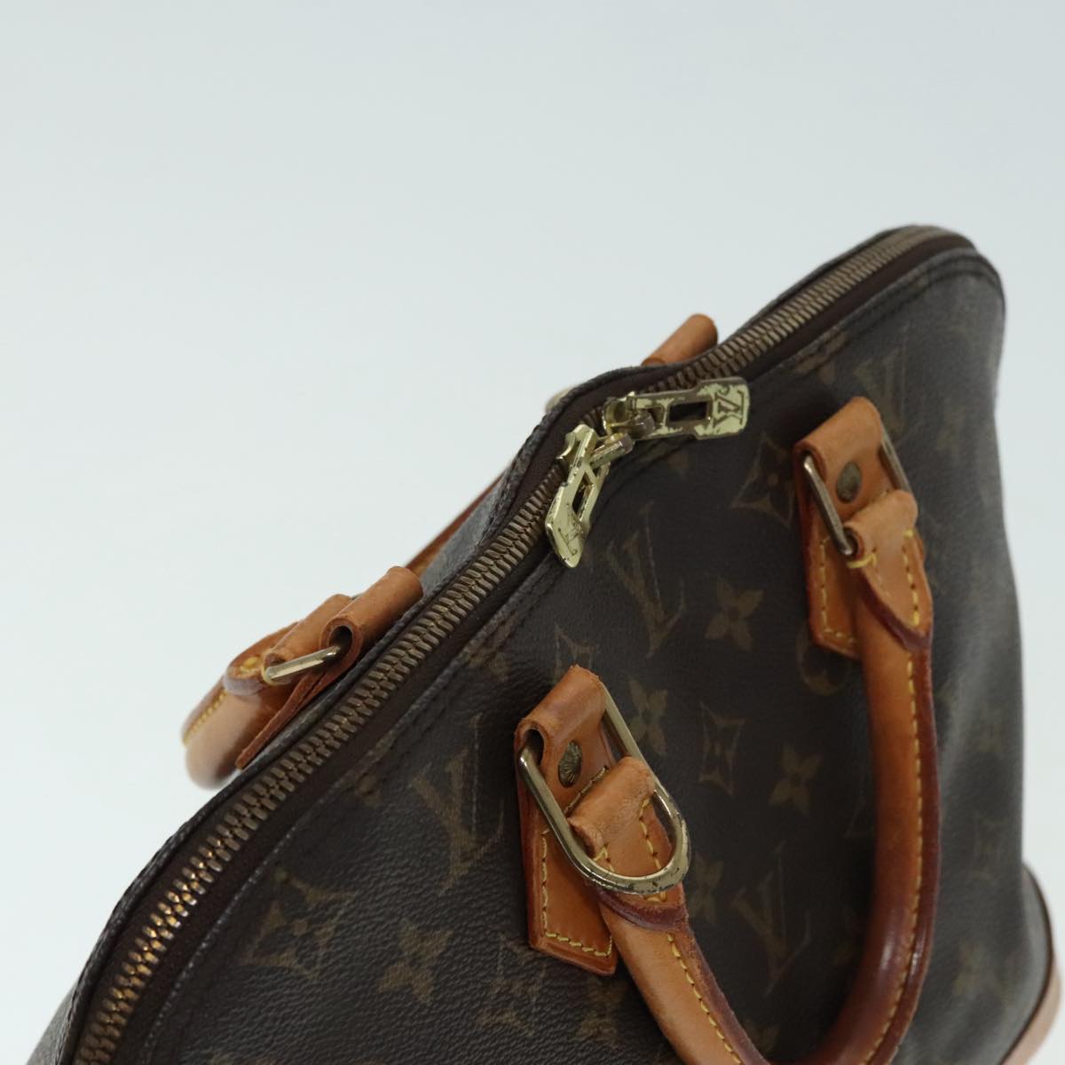 LOUIS VUITTON Monogram Alma Hand Bag M51130 LV Auth 91350