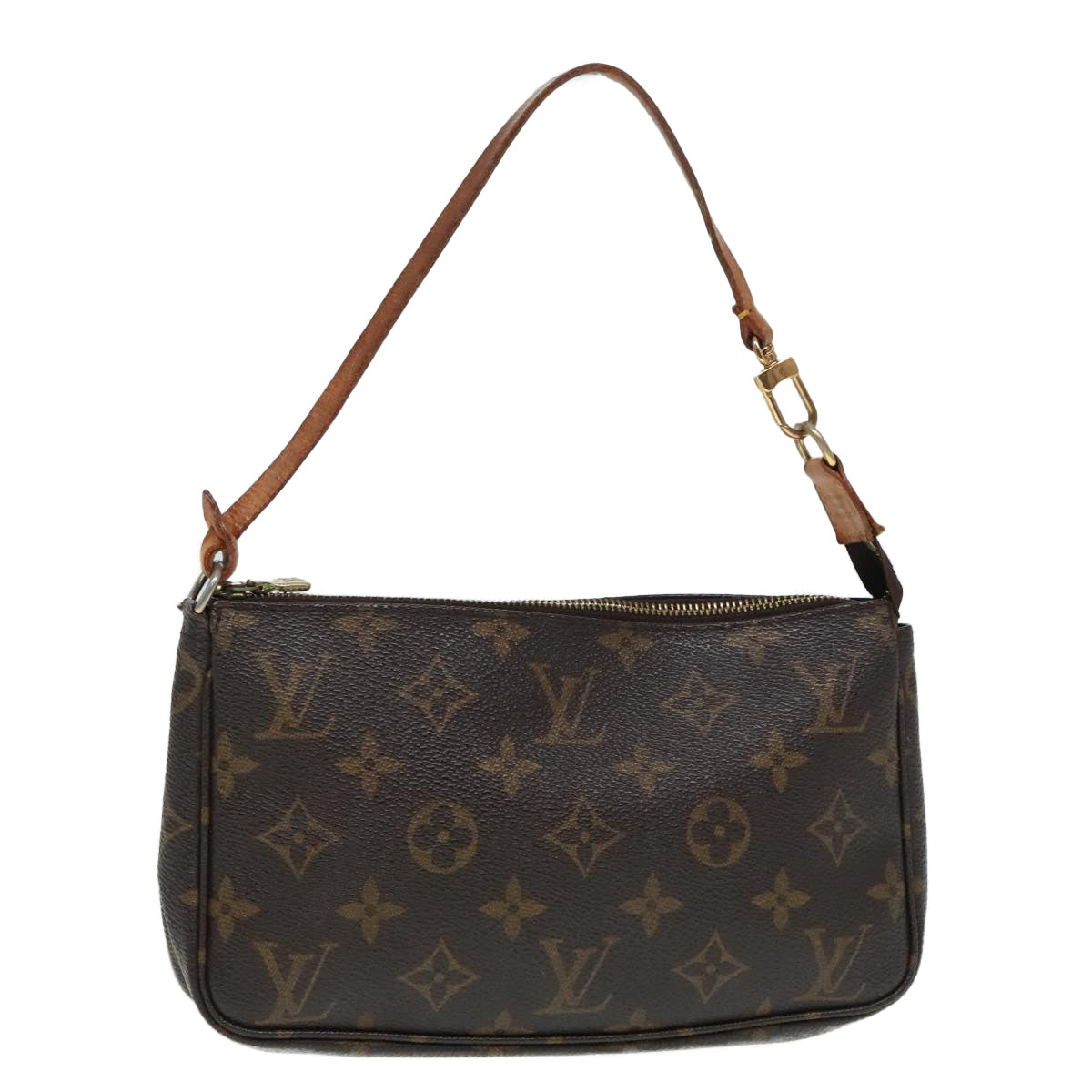 LOUIS VUITTON Monogram Pochette Accessoires Pouch M51980 LV Auth 91370