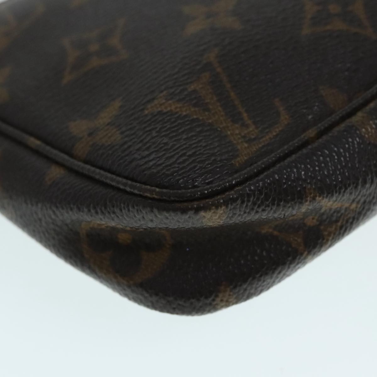 LOUIS VUITTON Monogram Pochette Accessoires Pouch M51980 LV Auth 91370