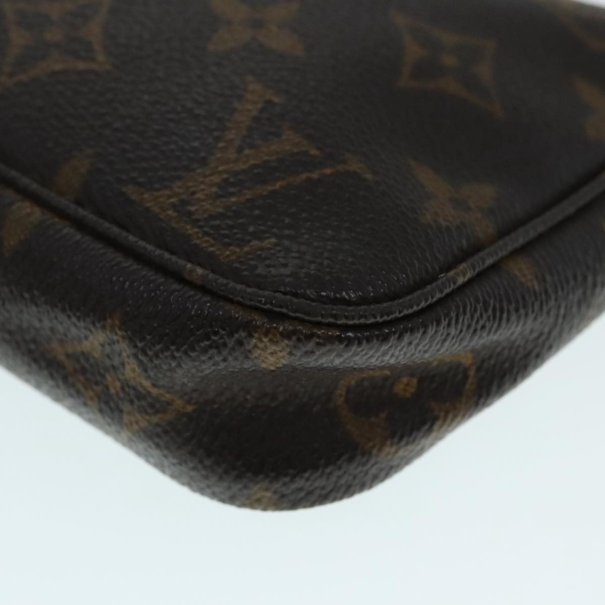 LOUIS VUITTON Monogram Pochette Accessoires Pouch M51980 LV Auth 91370