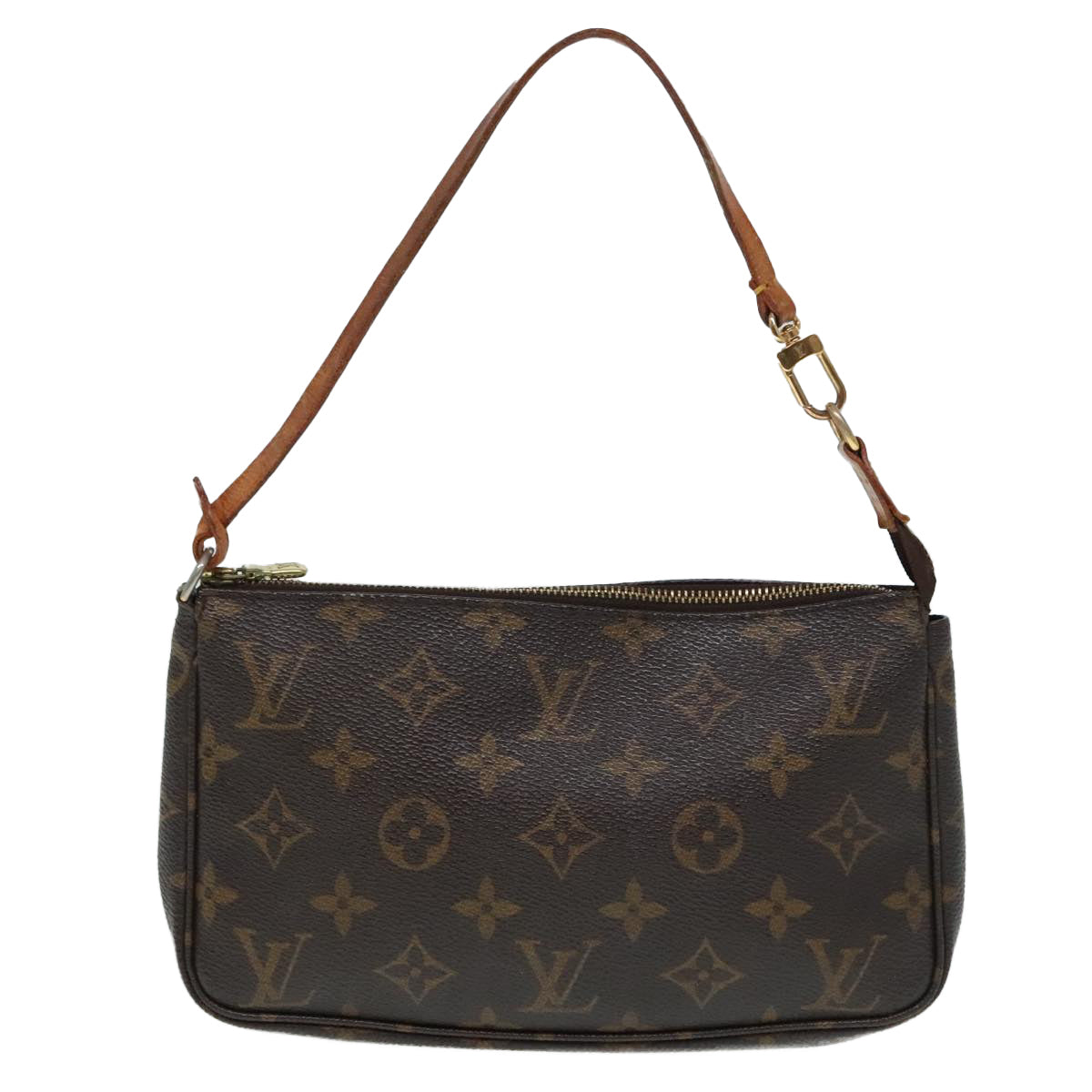 LOUIS VUITTON Monogram Pochette Accessoires Pouch M51980 LV Auth 91370