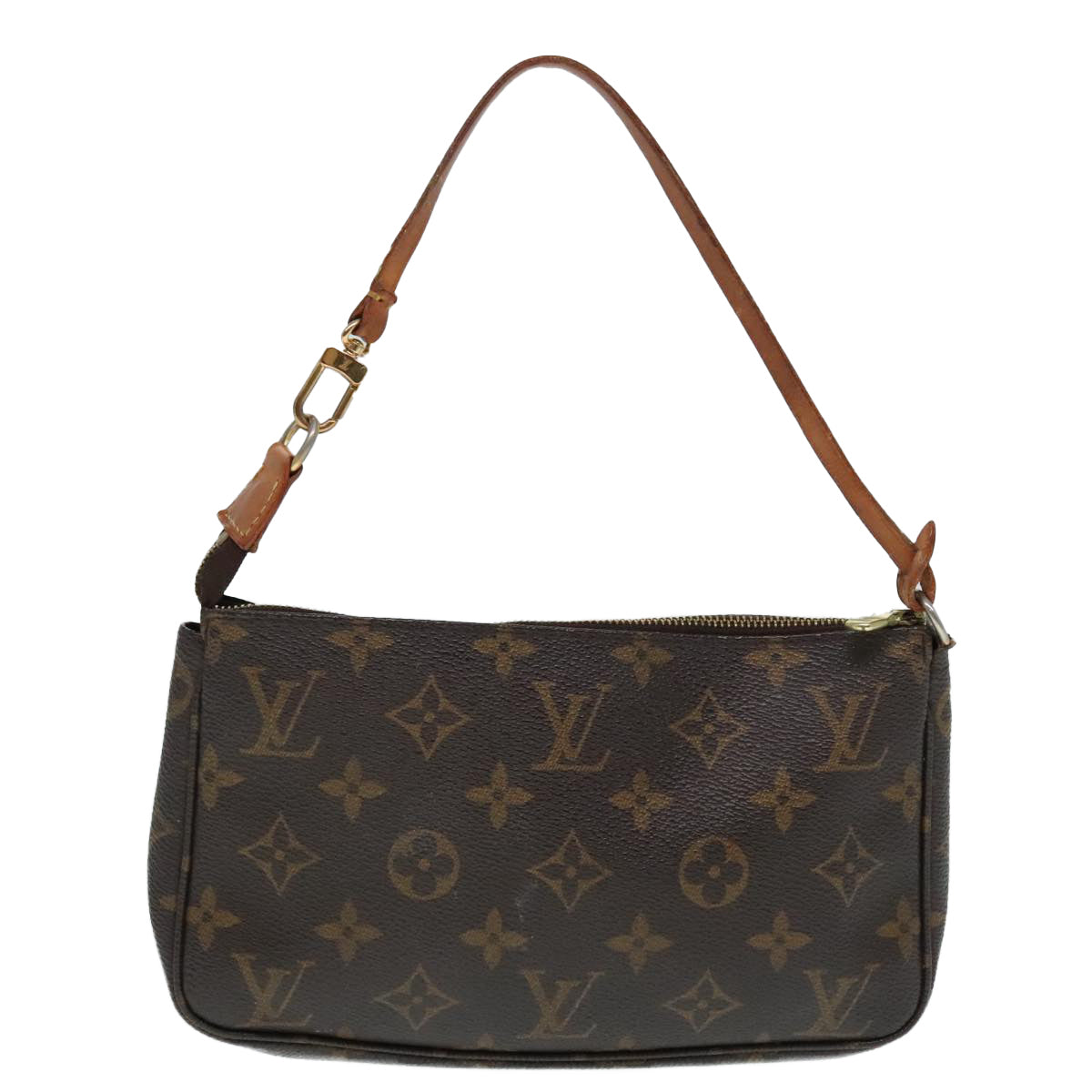 LOUIS VUITTON Monogram Pochette Accessoires Pouch M51980 LV Auth 91370