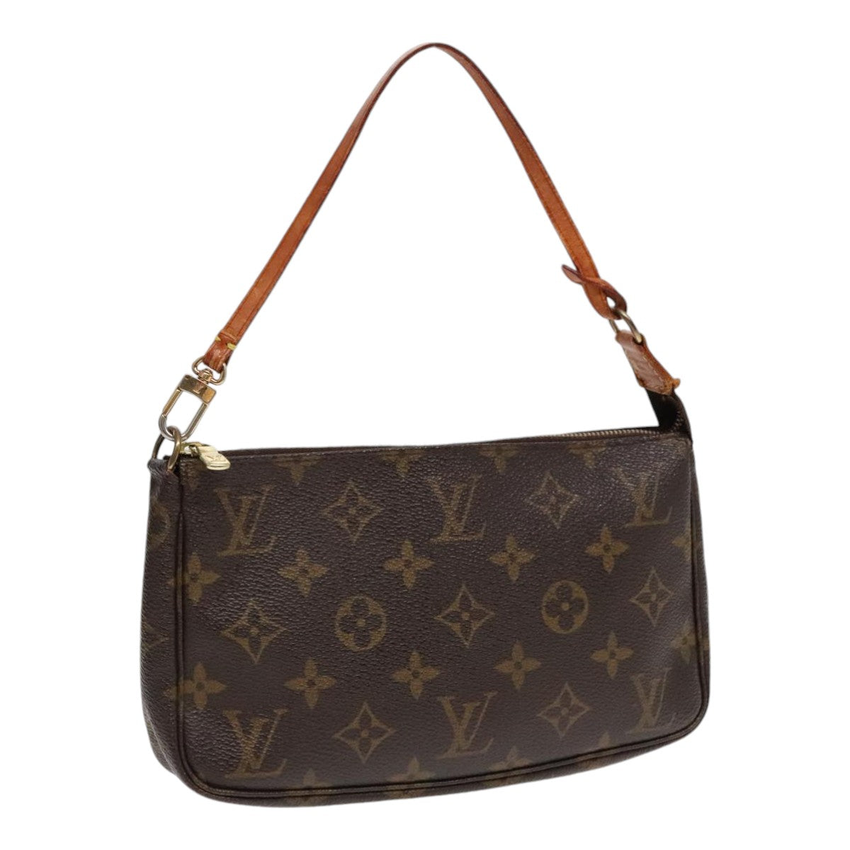 LOUIS VUITTON Monogram Pochette Accessoires Pouch M51980 LV Auth 91374