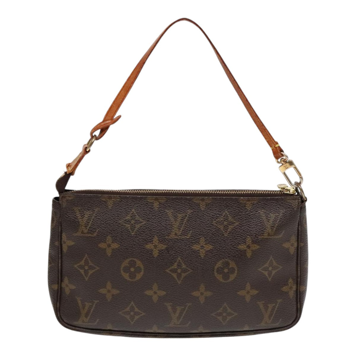 LOUIS VUITTON Monogram Pochette Accessoires Pouch M51980 LV Auth 91374