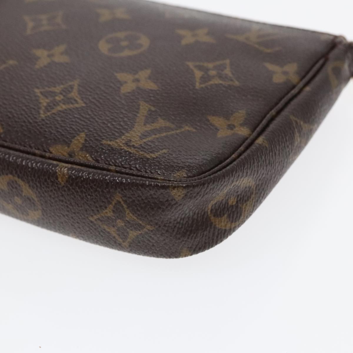 LOUIS VUITTON Monogram Pochette Accessoires Pouch M51980 LV Auth 91377