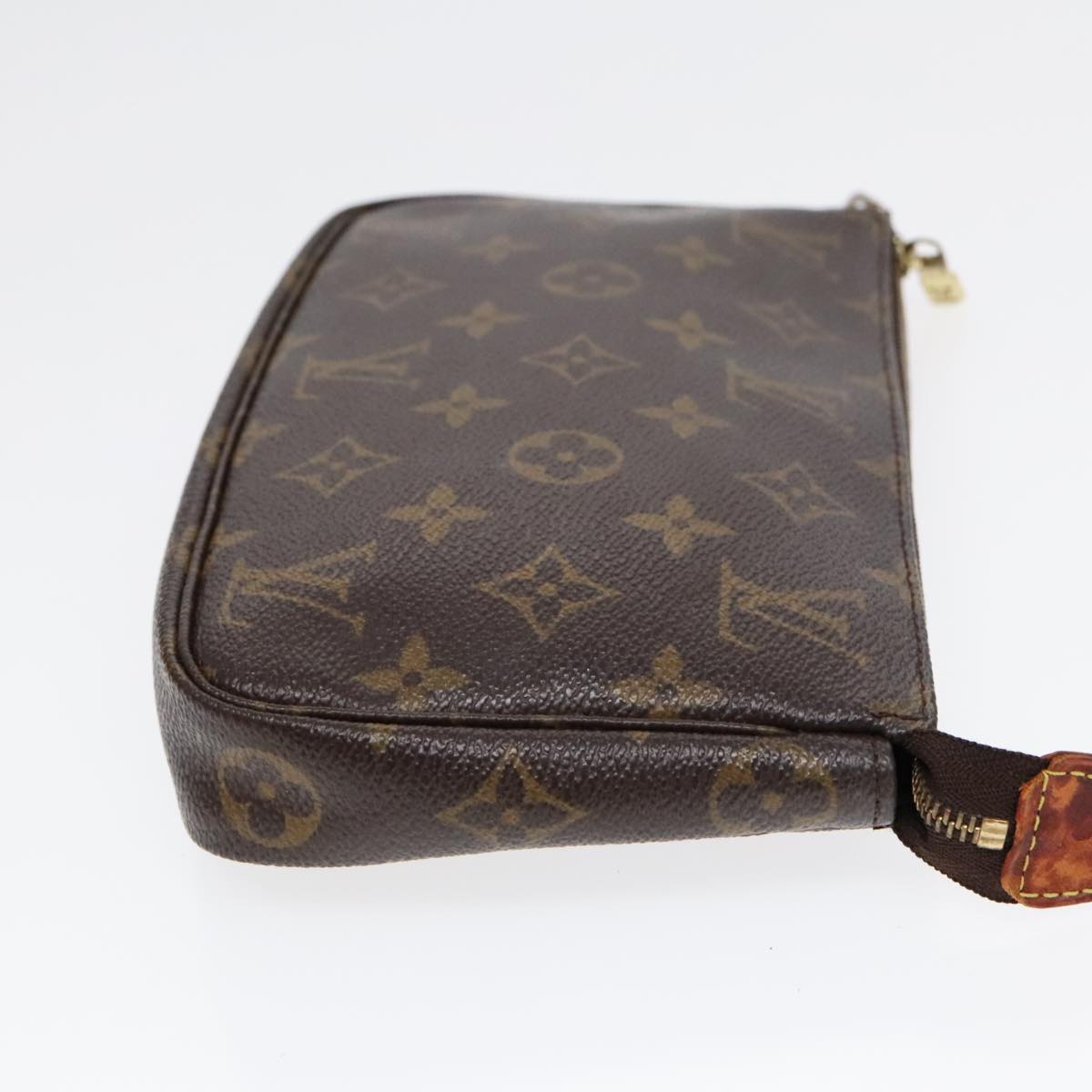 LOUIS VUITTON Monogram Pochette Accessoires Pouch M51980 LV Auth 91377