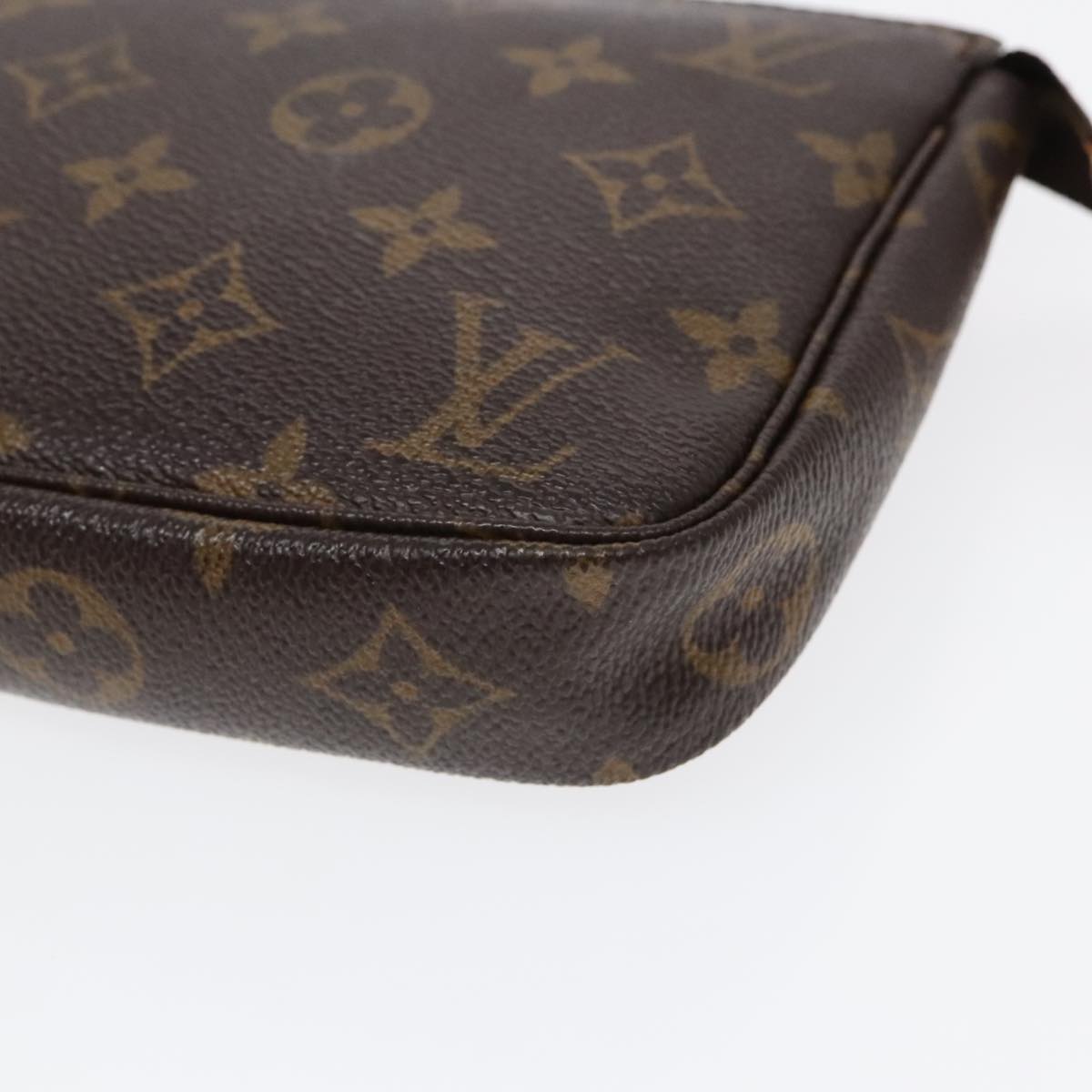 LOUIS VUITTON Monogram Pochette Accessoires Pouch M51980 LV Auth 91377