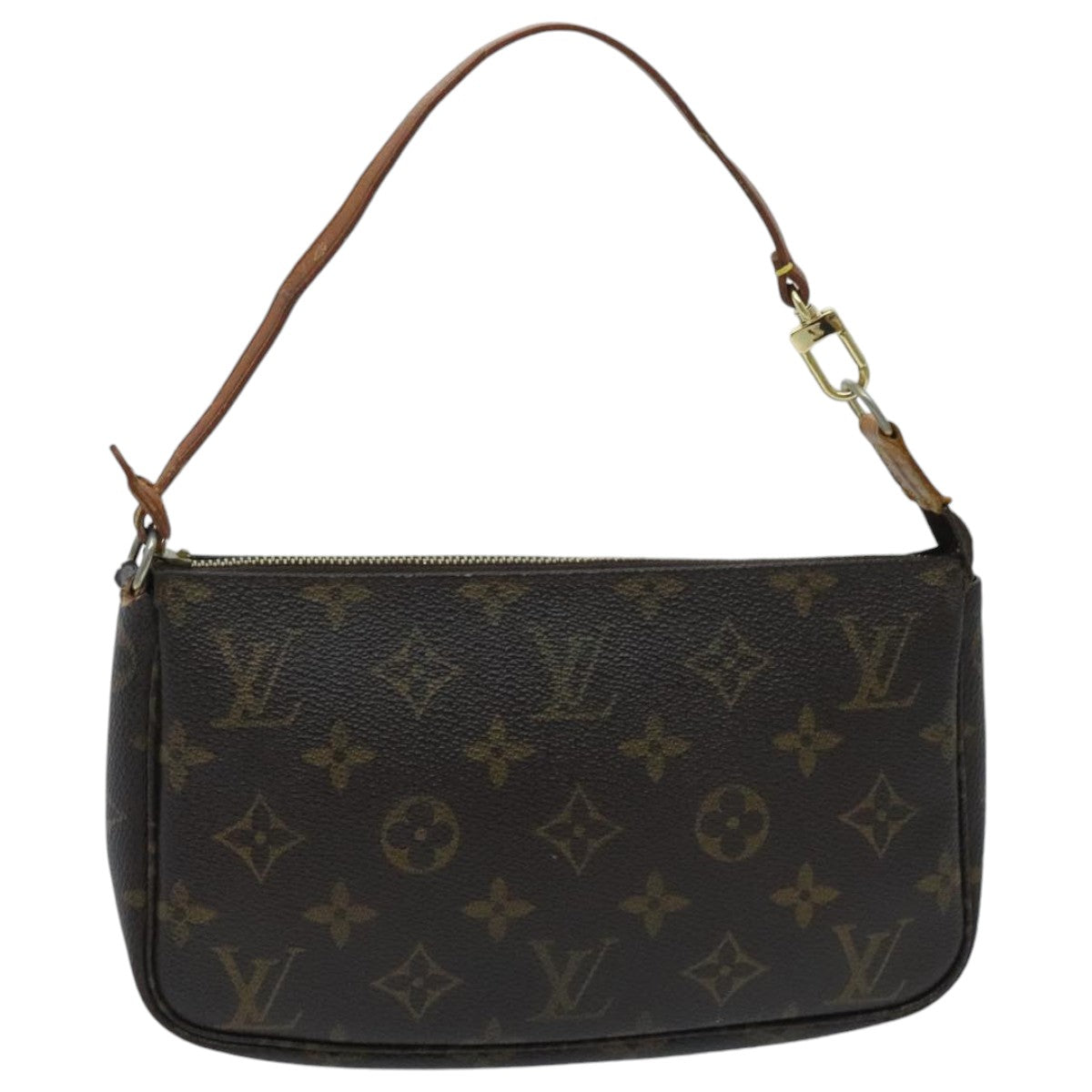 LOUIS VUITTON Monogram Pochette Accessoires Pouch M51980 LV Auth 91378