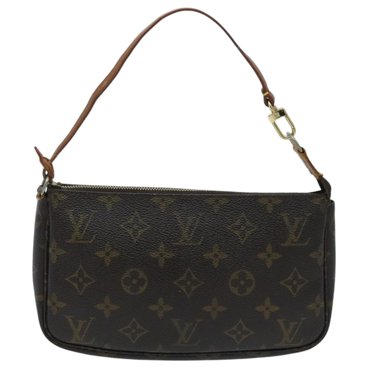 LOUIS VUITTON Monogram Pochette Accessoires Pouch M51980 LV Auth 91378