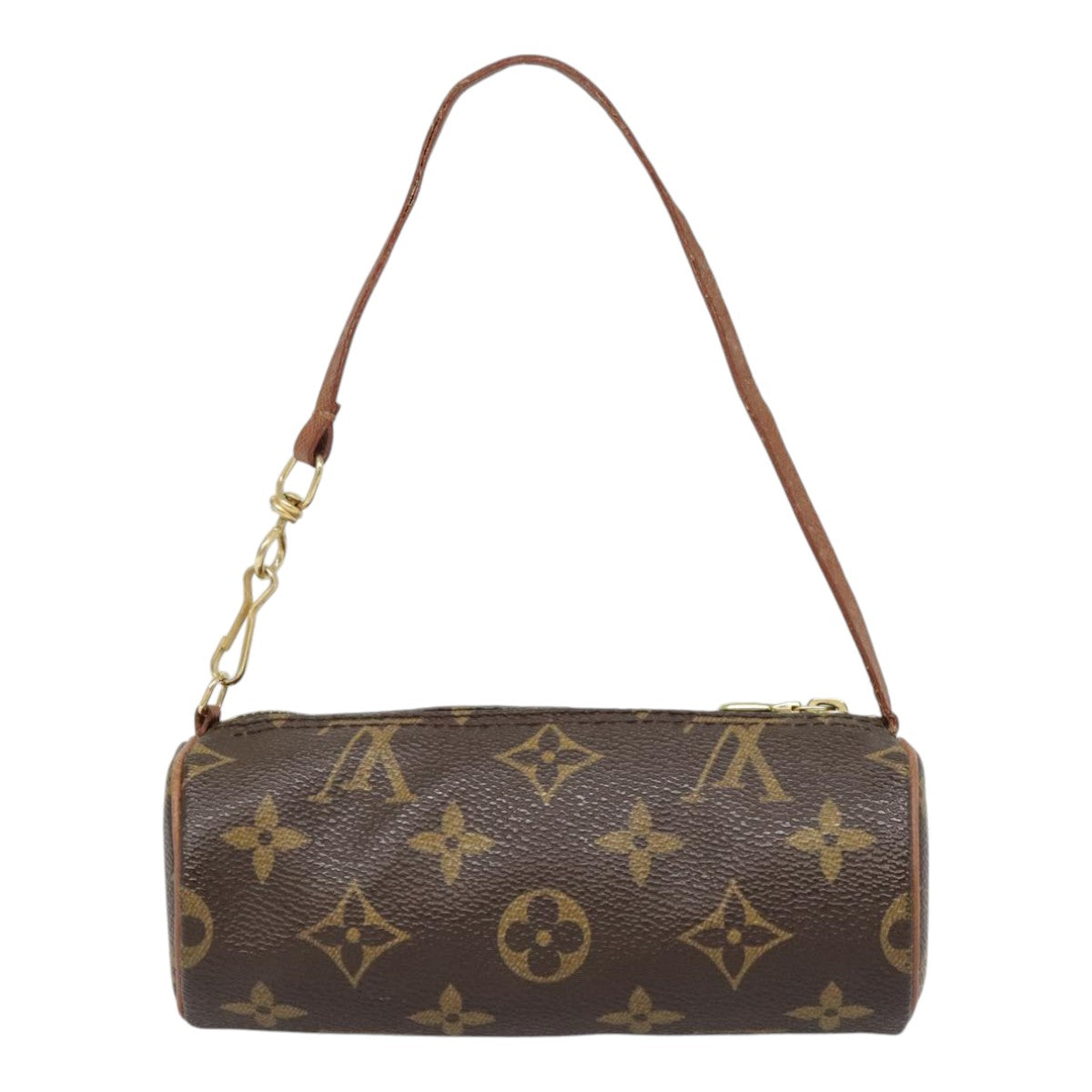 LOUIS VUITTON Monogram Papillon Pouch LV Auth 91381