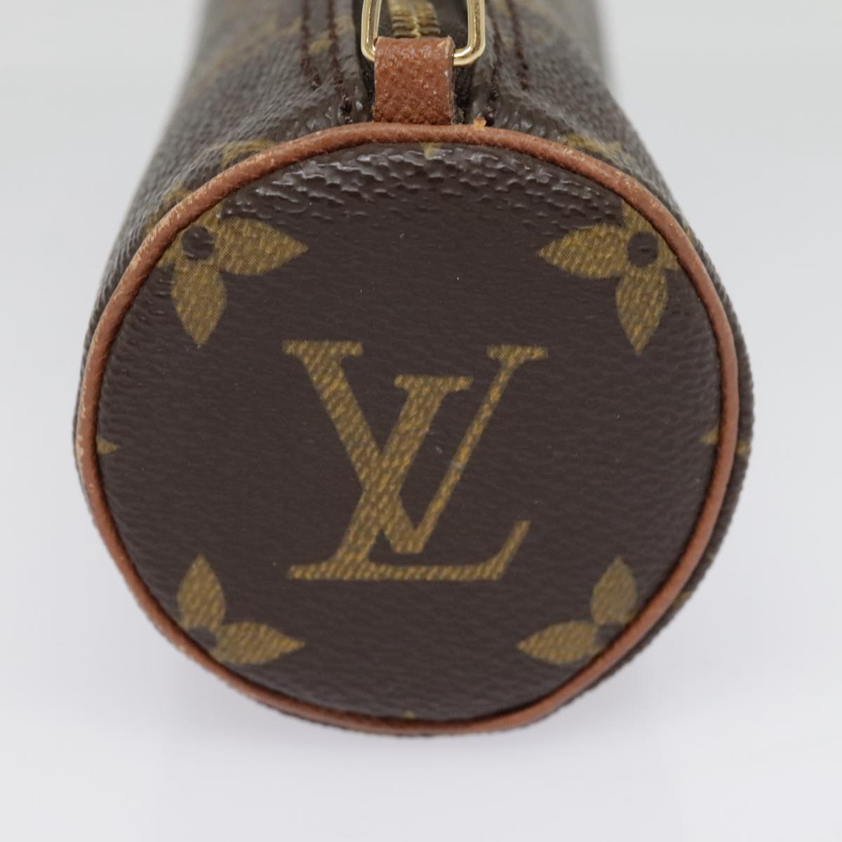 LOUIS VUITTON Monogram Papillon Pouch LV Auth 91381