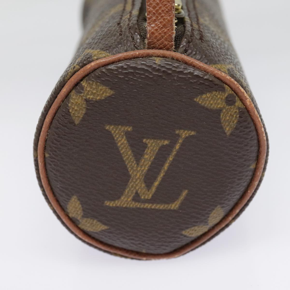 LOUIS VUITTON Monogram Papillon Pouch LV Auth 91381