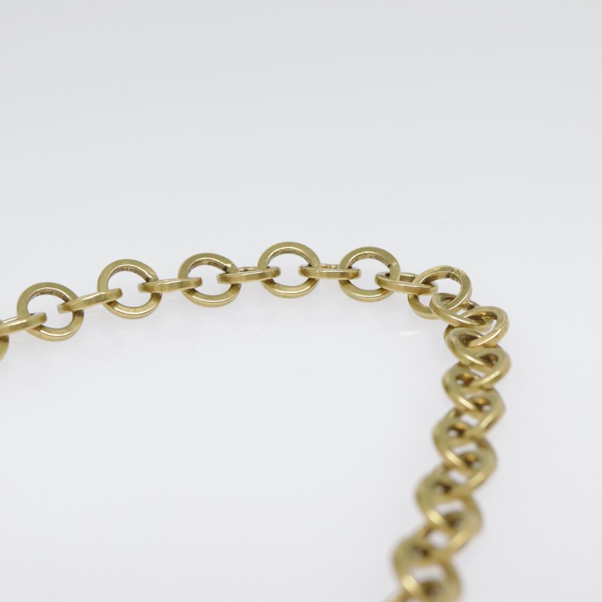 Salvatore Ferragamo Gancini Shoulder Bag Nylon Leather Brown Gold Auth 91386V