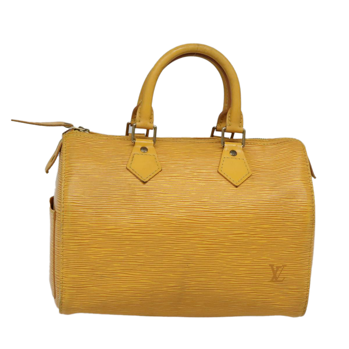 LOUIS VUITTON Epi Speedy 25 Hand Bag Tassili Yellow M43019 LV Auth 91415