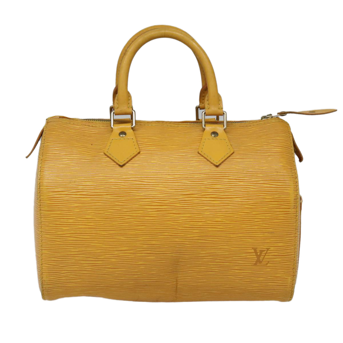 LOUIS VUITTON Epi Speedy 25 Hand Bag Tassili Yellow M43019 LV Auth 91415